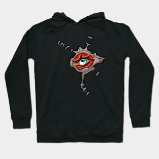 The Monster Eye 2 - Japanese art style - vector illustration Hoodie